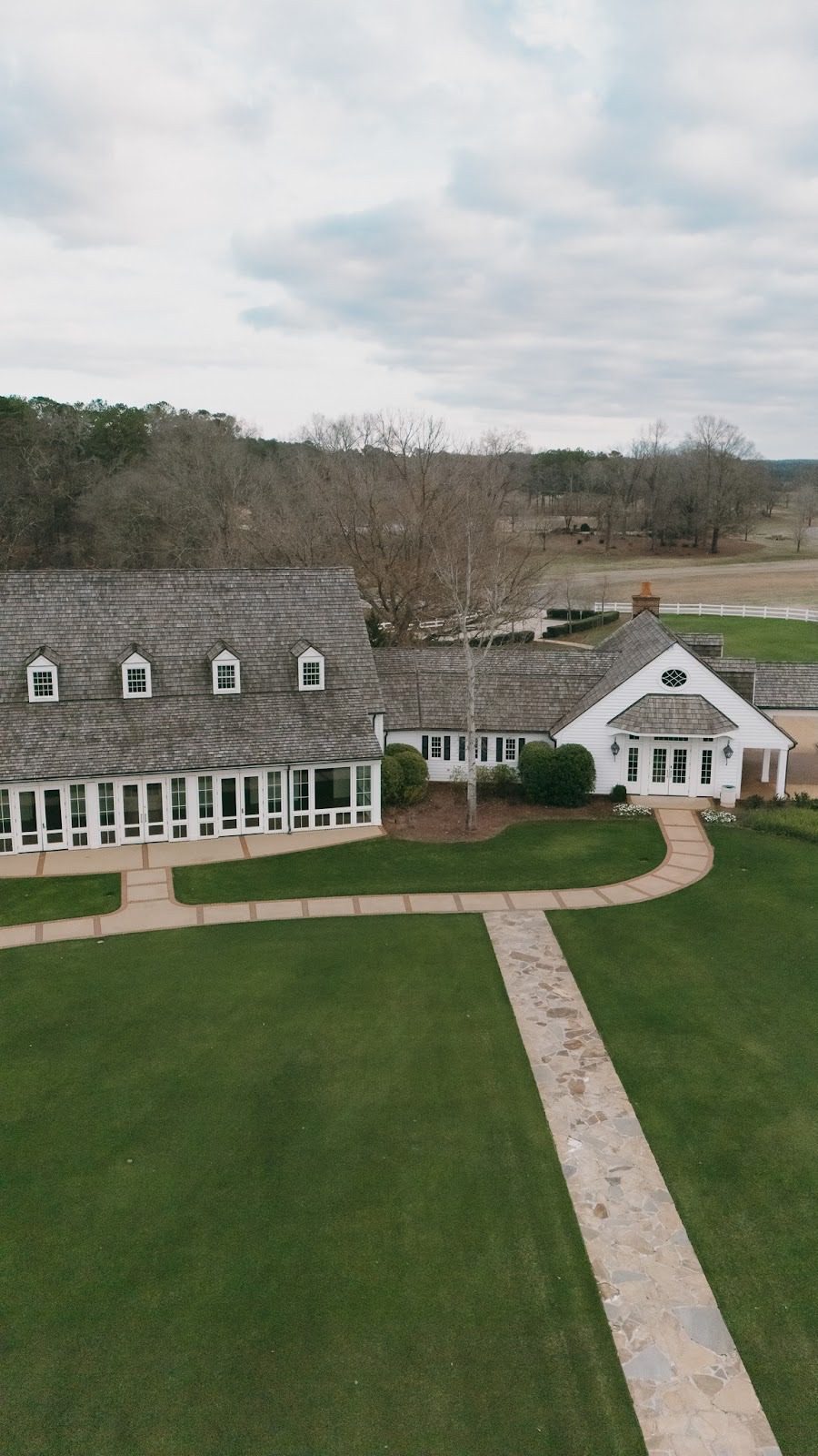 drone photography at hamilton place at Pursell farms